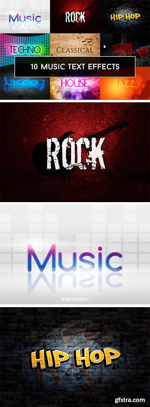 Music Text Effects (CM 268981)