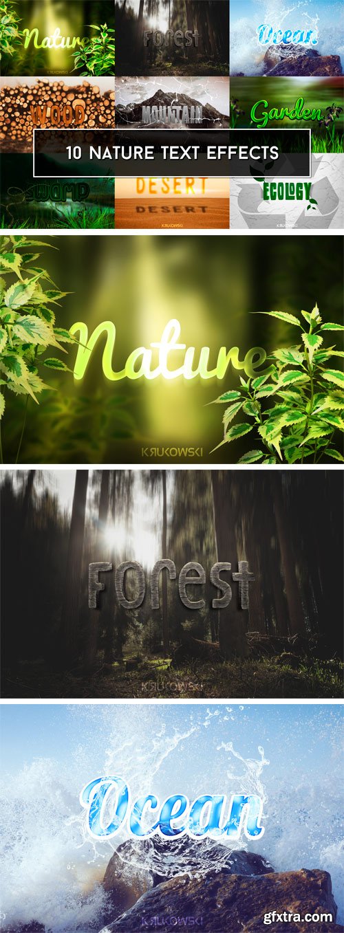 Nature Text Effects (CM 270451)