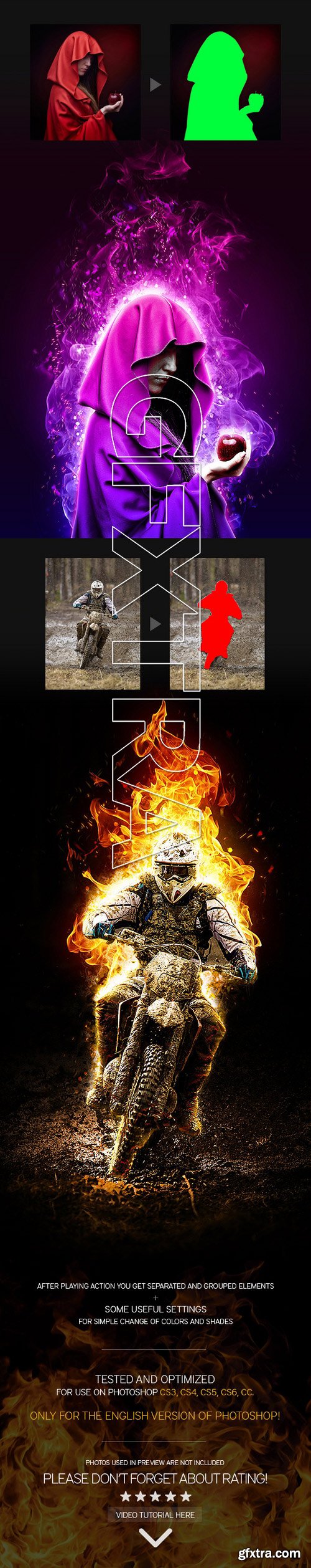 GraphicRiver - Burn Photoshop Action 11462943