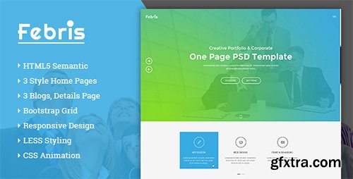 ThemeForest - Febris | Porfolio, Corporate One Page HTML Template - RIP - 11388732