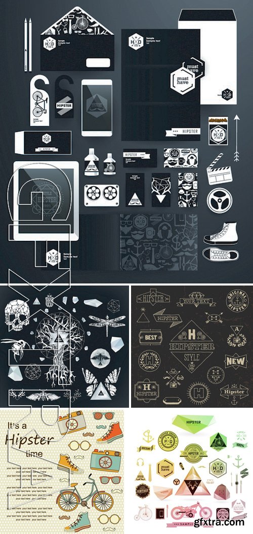 Stock Vectors - Hipster Design Elements 3