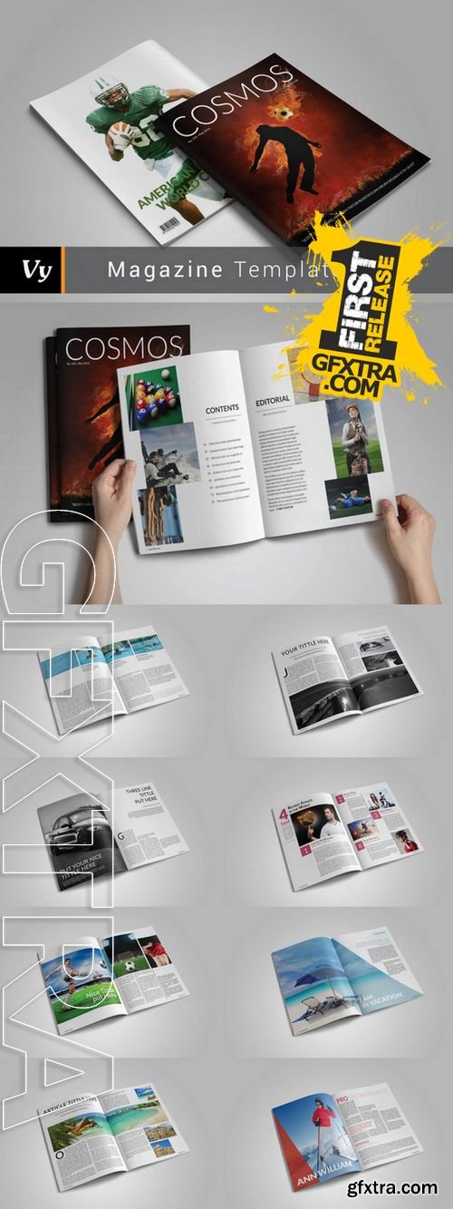 Cosmos Magazine Template - CM 274557