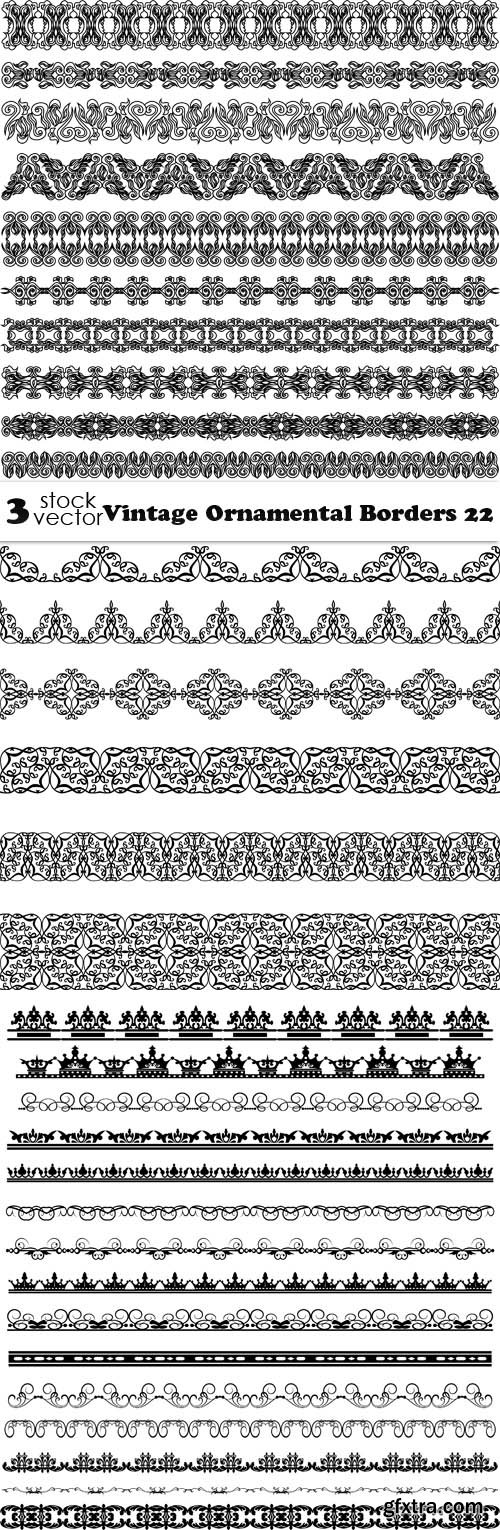 Vectors - Vintage Ornamental Borders 22