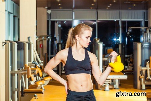 Stock Photos - Sporty girls 3, 25xJPG