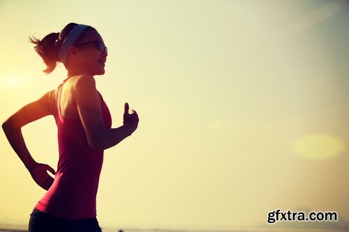 Stock Photos - Sporty girls 3, 25xJPG