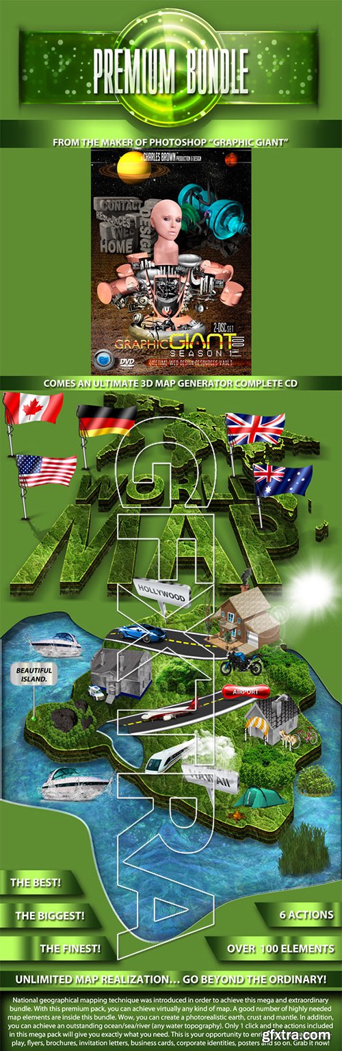 GraphicRiver - World 3D Map Generator 1318816