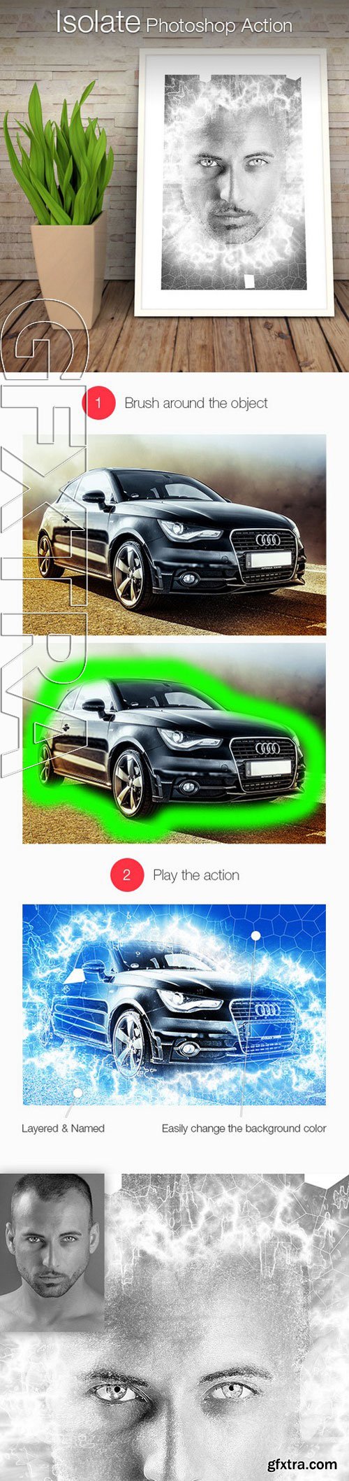 GraphicRiver - Isolate Photoshop Action 11471499