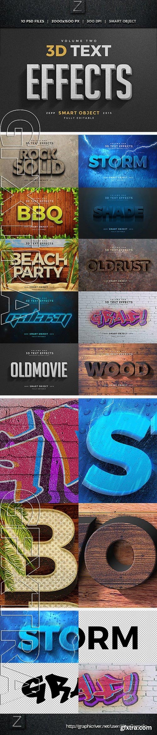 GraphicRiver - 3d Text Effects Vol2 11477715