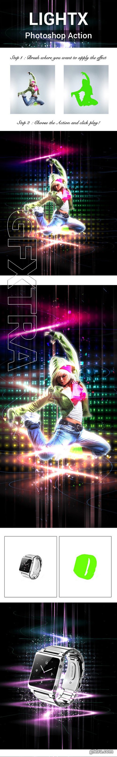 GraphicRiver - Lightx Photoshop Action 11487398