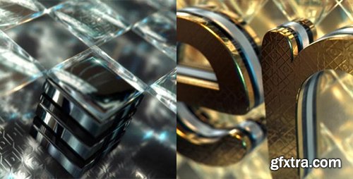 VideoHive Gold & Black Crystallized Glass Logo Reveal 11316786