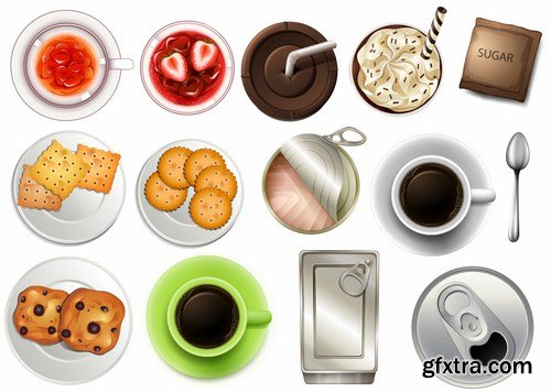 Food & Drink Design Elements #2 - 25 Vector