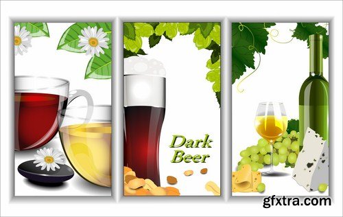 Food & Drink Design Elements #2 - 25 Vector