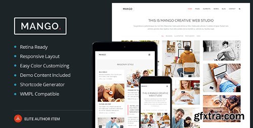 ThemeForest - Mango v1.0 - Multipurpose Portfolio & Business WP Theme - 11008838