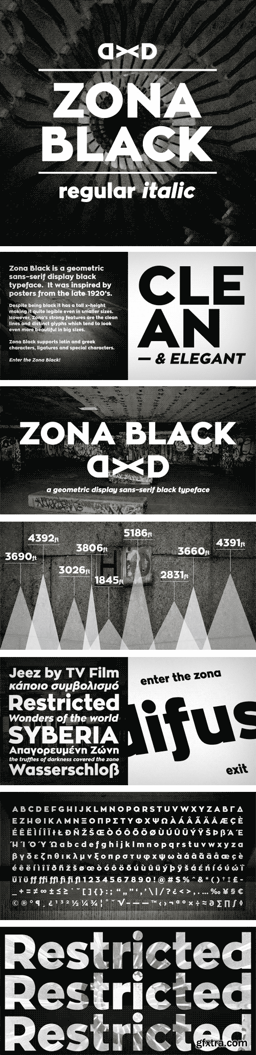 Zona Black Font Family