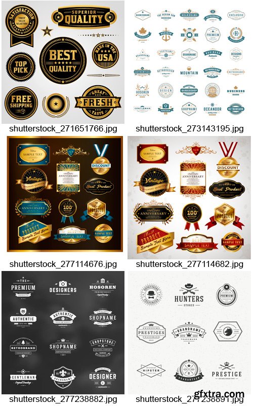 Amazing SS - Labels and Badges 3, 25xEPS