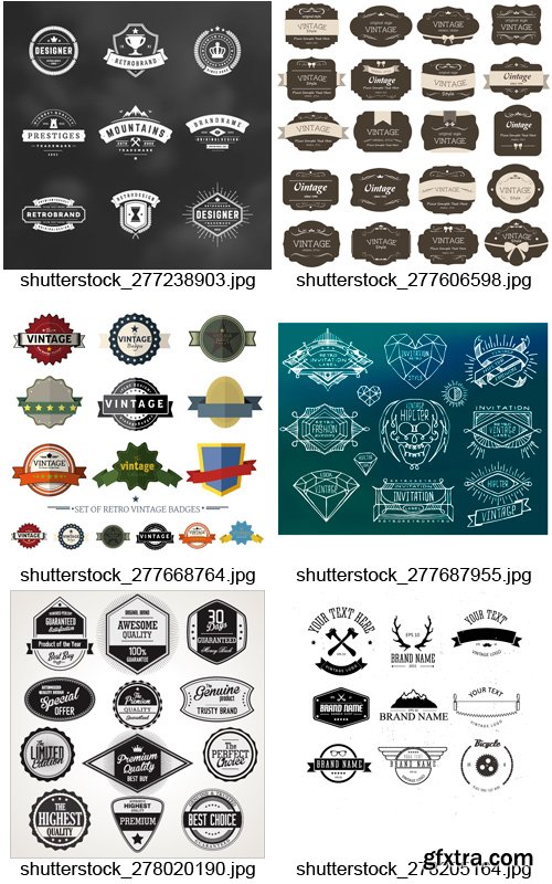 Amazing SS - Labels and Badges 3, 25xEPS