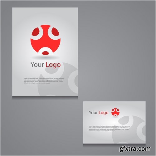 Collection of vector image brochure flyer banner #8-25 Eps