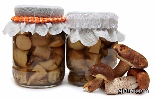 Collection of delicious marinated mushrooms Canned 25 HQ Jpeg