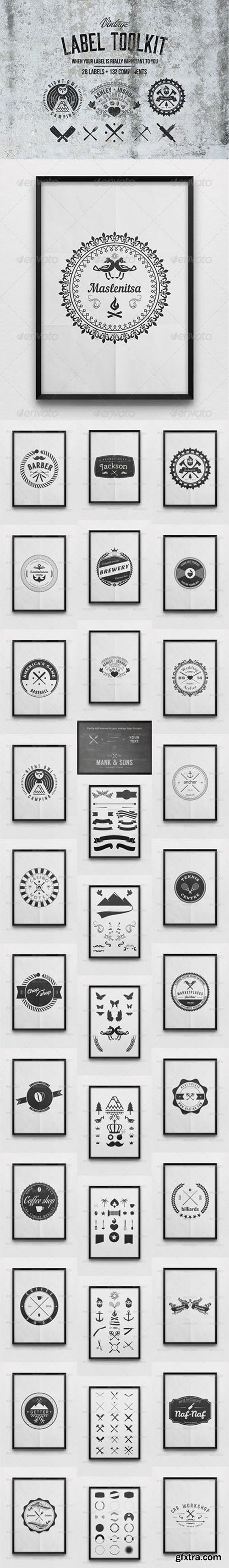 GraphicRiver - Vintage label toolkit 8050501