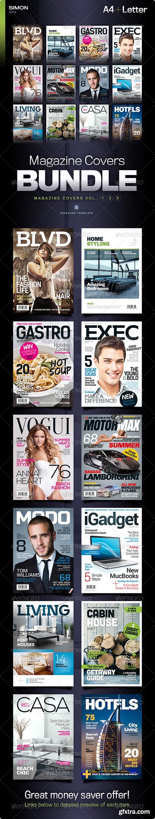 GraphicRiver - Magazine Covers Bundle Vol. 1-2-3 6551840