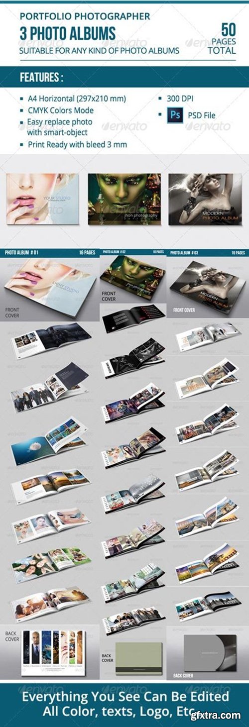 GraphicRiver - Photo Albums Bundle Vol. 01 8587174