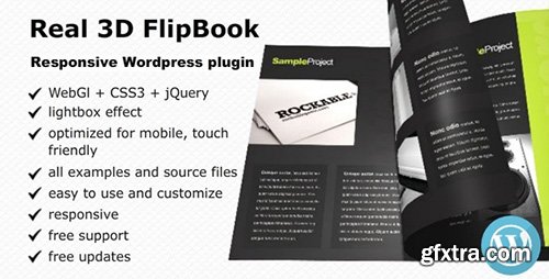 CodeCanyon - Real 3D FlipBook v1.5 - WordPress Plugin - 6942587