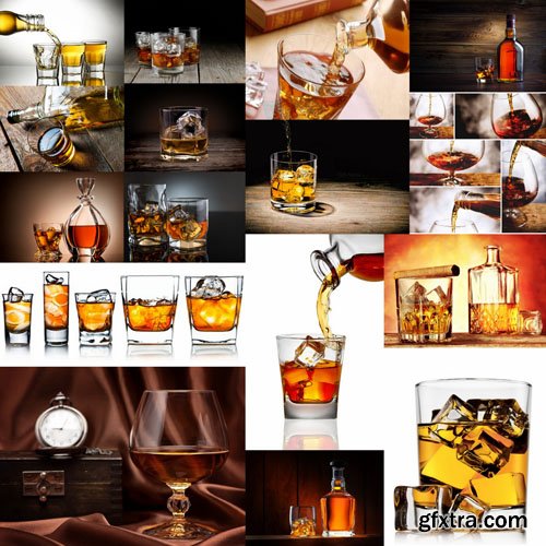 Whiskey Collection - 25 Vector