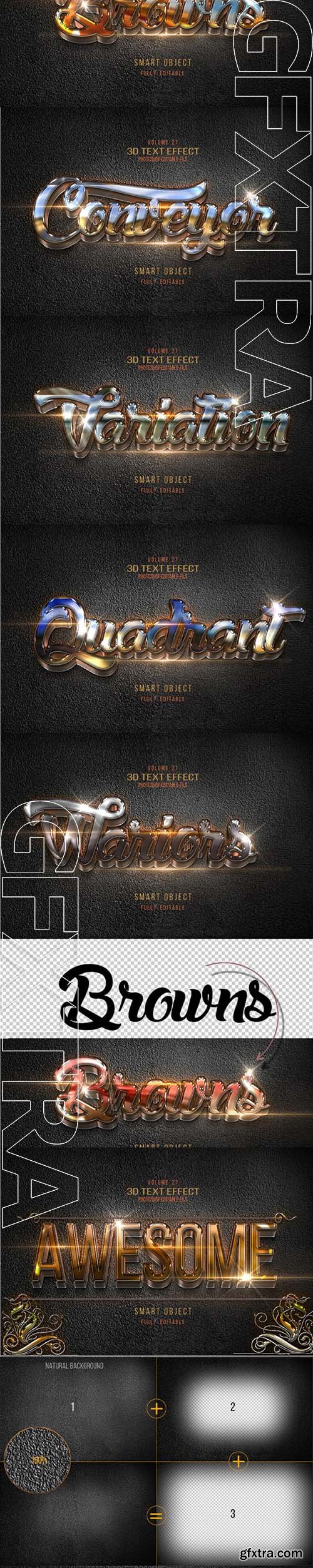 10 3D Text Styles V.32 - GraphicRiver 11499482