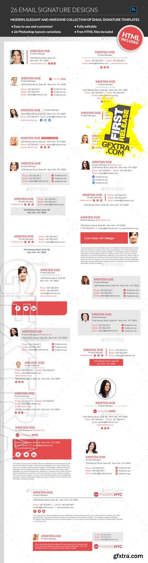 26 Email Signature - GraphicRiver 10651761