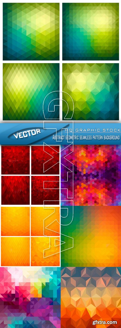 Stock Vector - Abstract geometric seamless pattern background