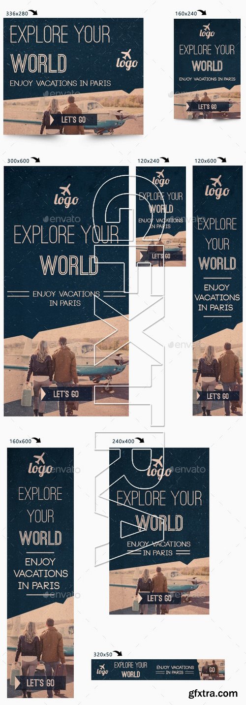 GraphicRiver - Vintage Travel Web Ad Marketing Banners 11523667