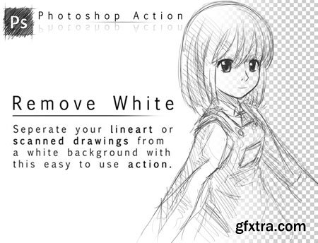 Remove White Photoshop Action 1.2