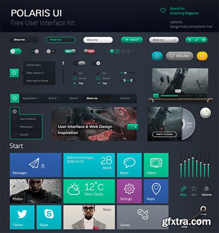 Polaris UI Pack for Photoshop (Re-Up)