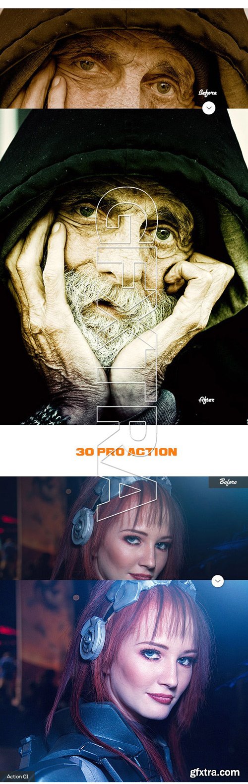 GraphicRiver - 55 + Photoshop Action Bundle 11520553