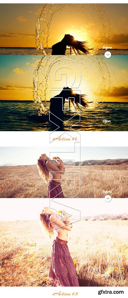 GraphicRiver - 55 + Photoshop Action Bundle 11520553