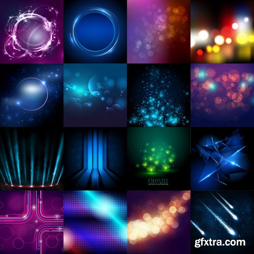 Abstract Background Collection #57 - 25 Vector