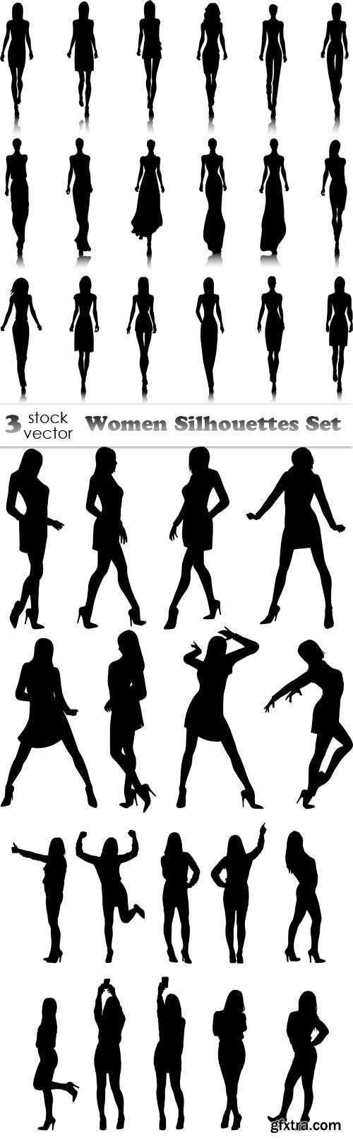 Vectors - Women Silhouettes Set