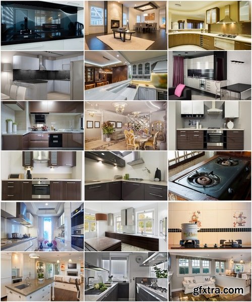 Collection of various new kitchen interior 25 HQ Jpeg