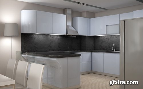 Collection of various new kitchen interior 25 HQ Jpeg