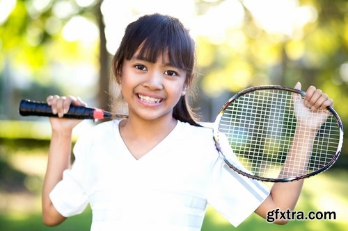 Collection of beautiful girl with a tennis racket tennis court 25 HQ Jpeg