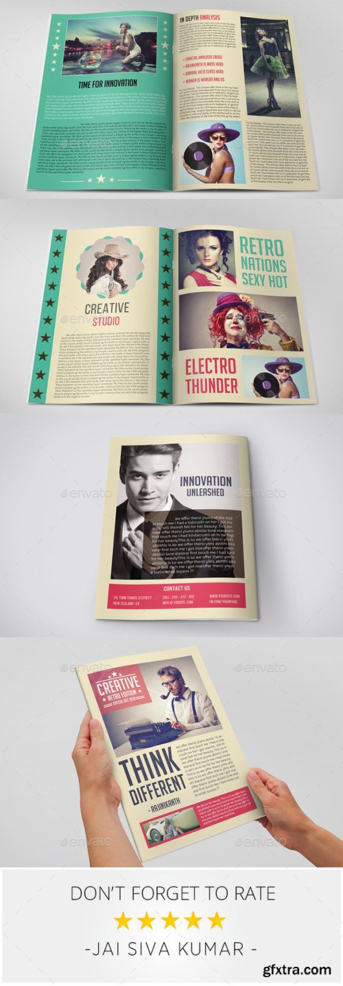 GraphicRiver Retro Style Newsletter 9951388