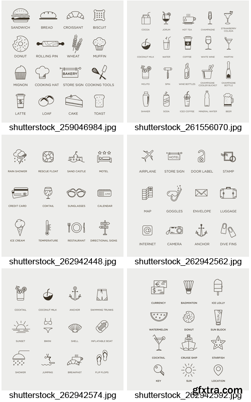 Amazing SS - Thin Line Icons 2, 25xEPS