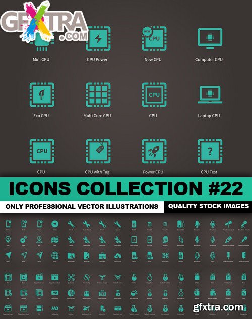 Icons Collection #22 - 25 Vector