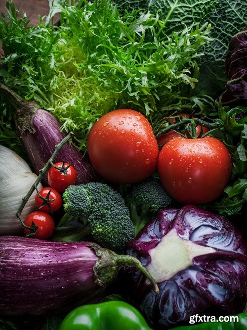 Stock Photos - Fresh vegetables 3, 25xJPG