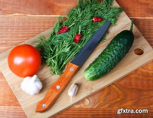 Stock Photos - Fresh vegetables 3, 25xJPG