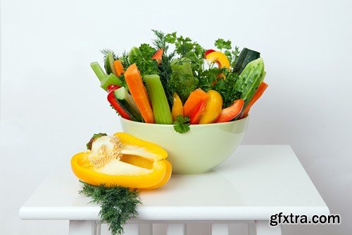 Stock Photos - Fresh vegetables 3, 25xJPG