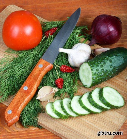 Stock Photos - Fresh vegetables 3, 25xJPG