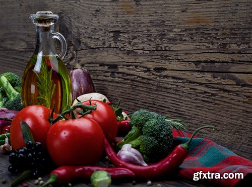 Stock Photos - Fresh vegetables 3, 25xJPG