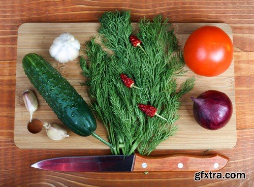 Stock Photos - Fresh vegetables 3, 25xJPG