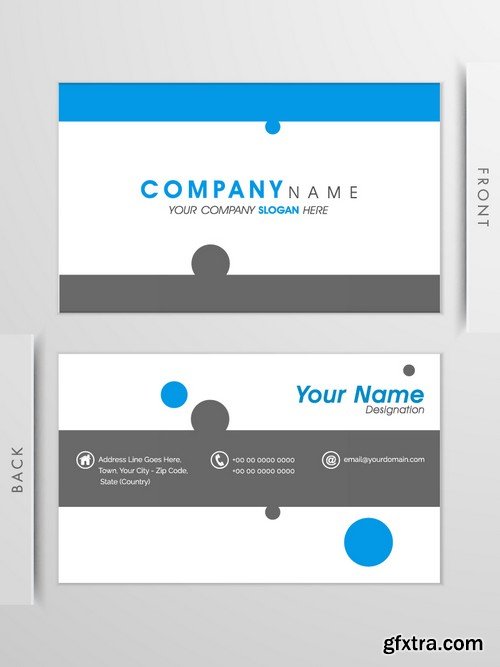 Stock Vectors - Business Card Template 9, 25xEPS